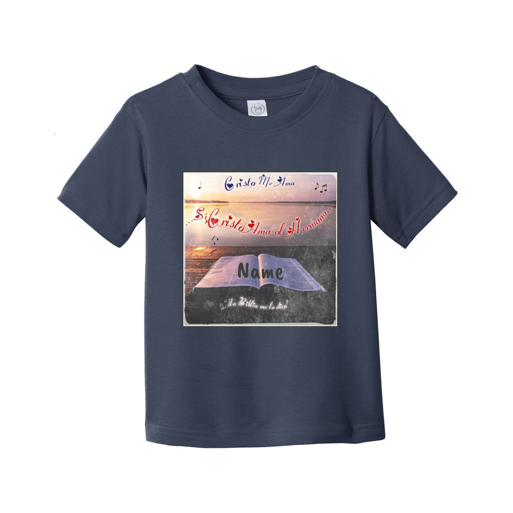 Spanish || Toddler Boy's Jesus Loves Me Family Sing-along T-Shirt