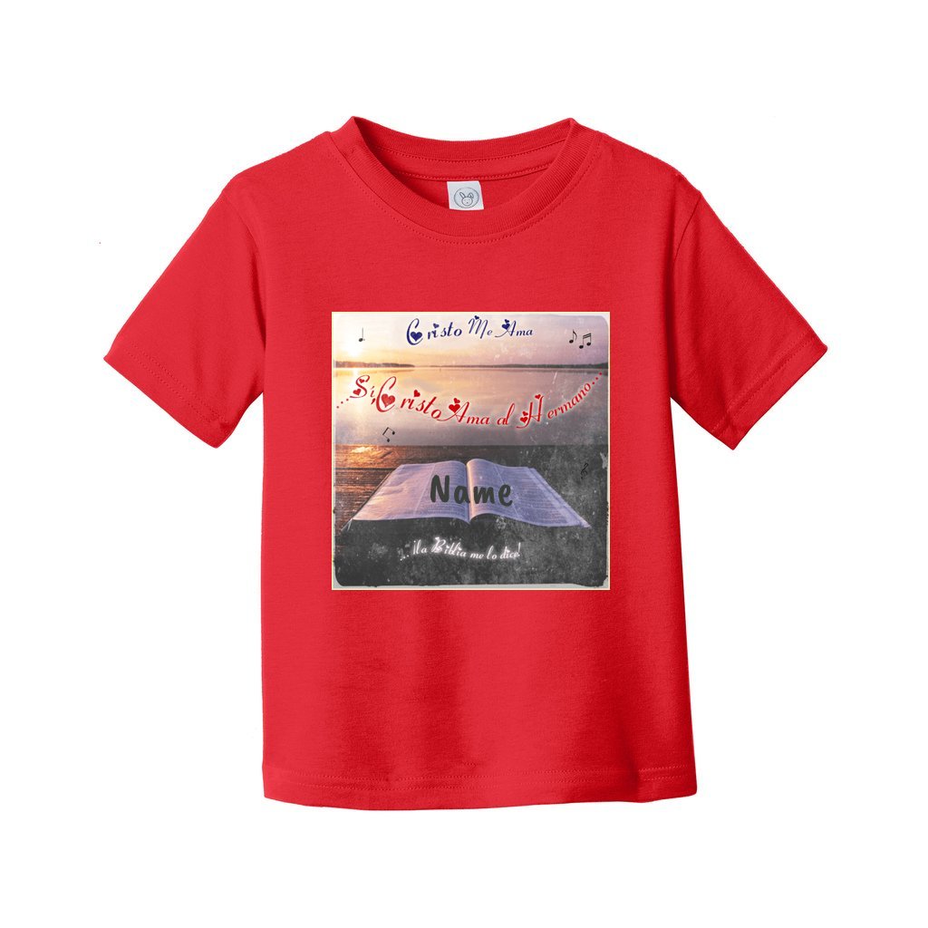 Spanish || Toddler Boy's Jesus Loves Me Family Sing-along T-Shirt