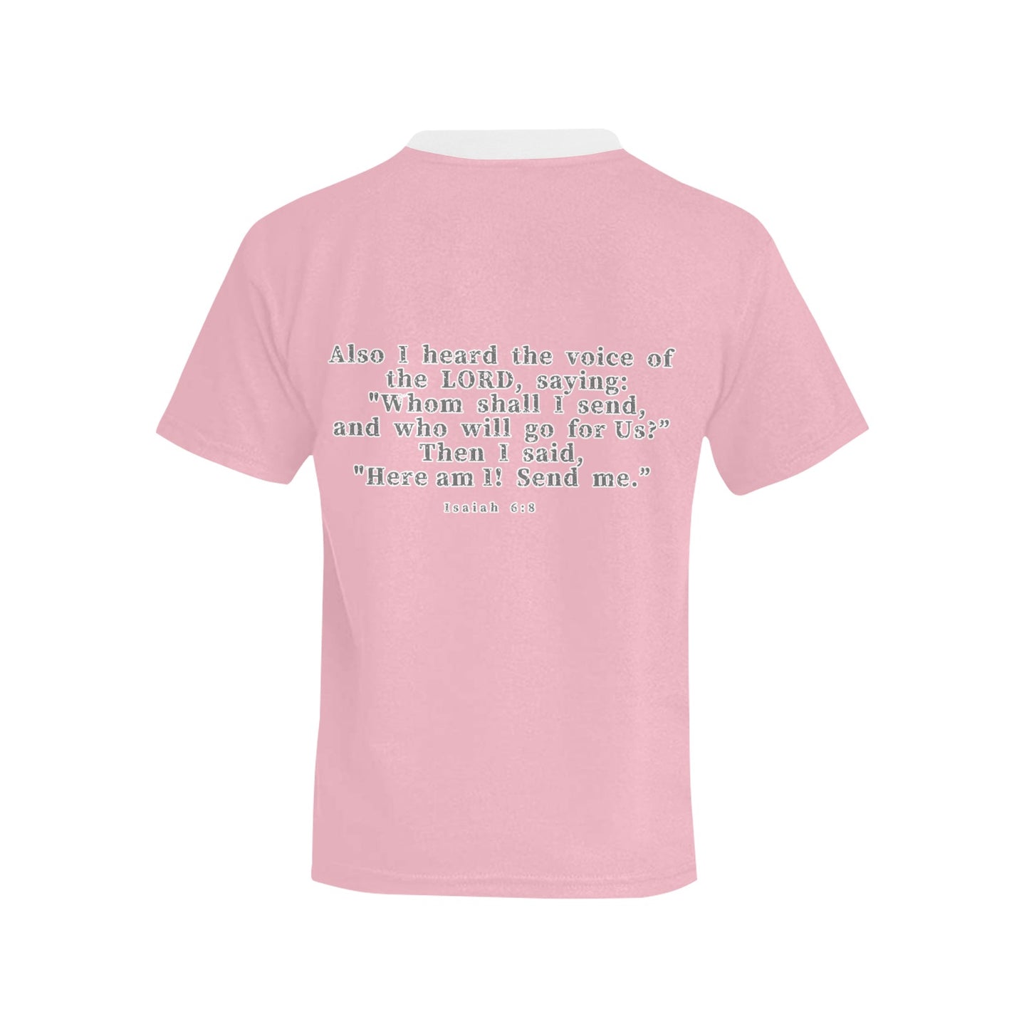 Youth Girl Isaiah 6:8 Covered T-Shirt