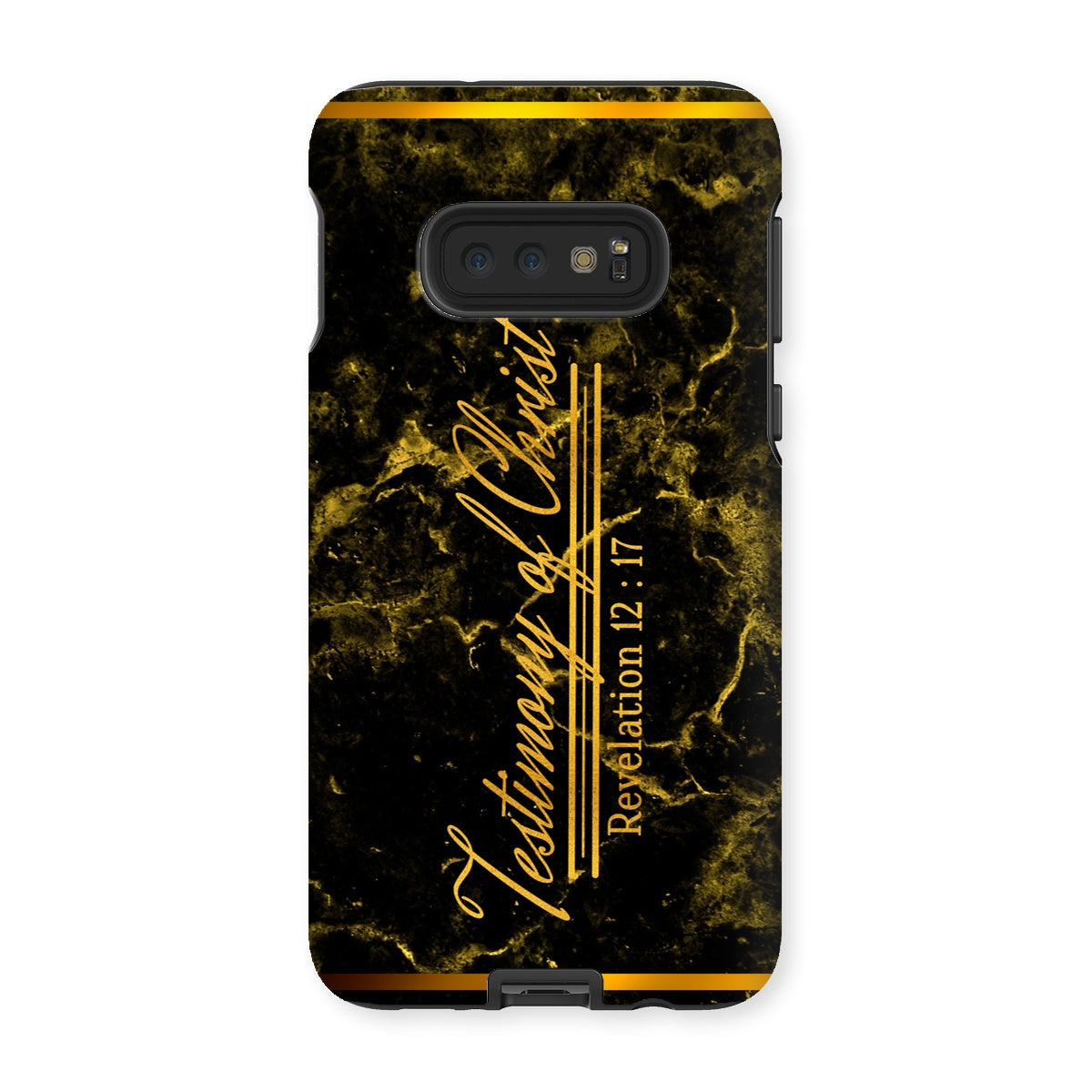 Testimony of Christ || Revelation 12:17 Tough Phone Case