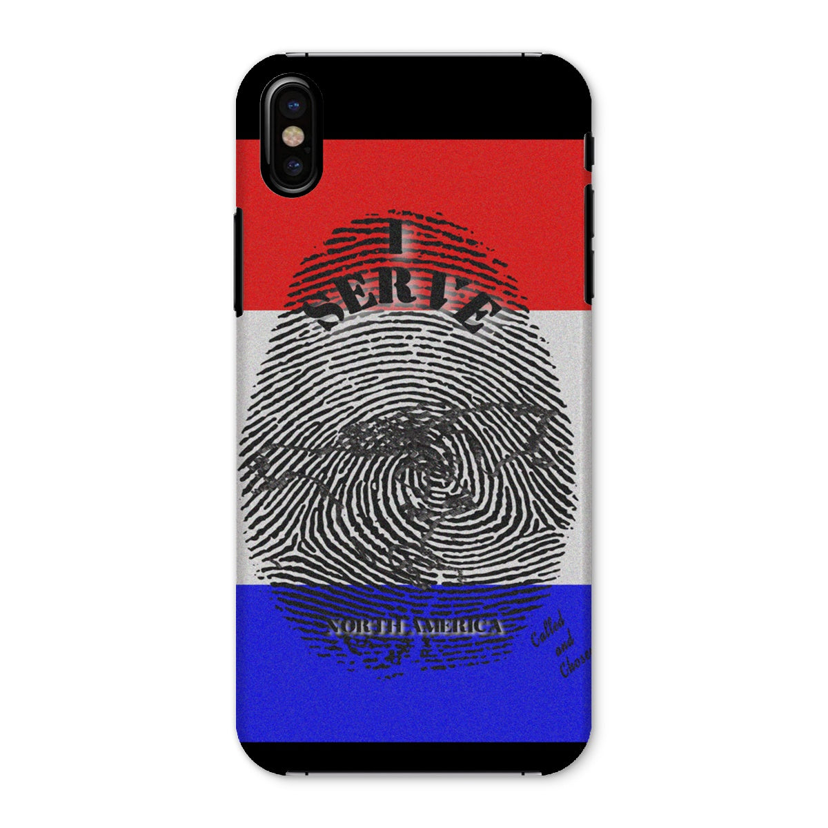 I Serve North America Fingerprint Snap Phone Case