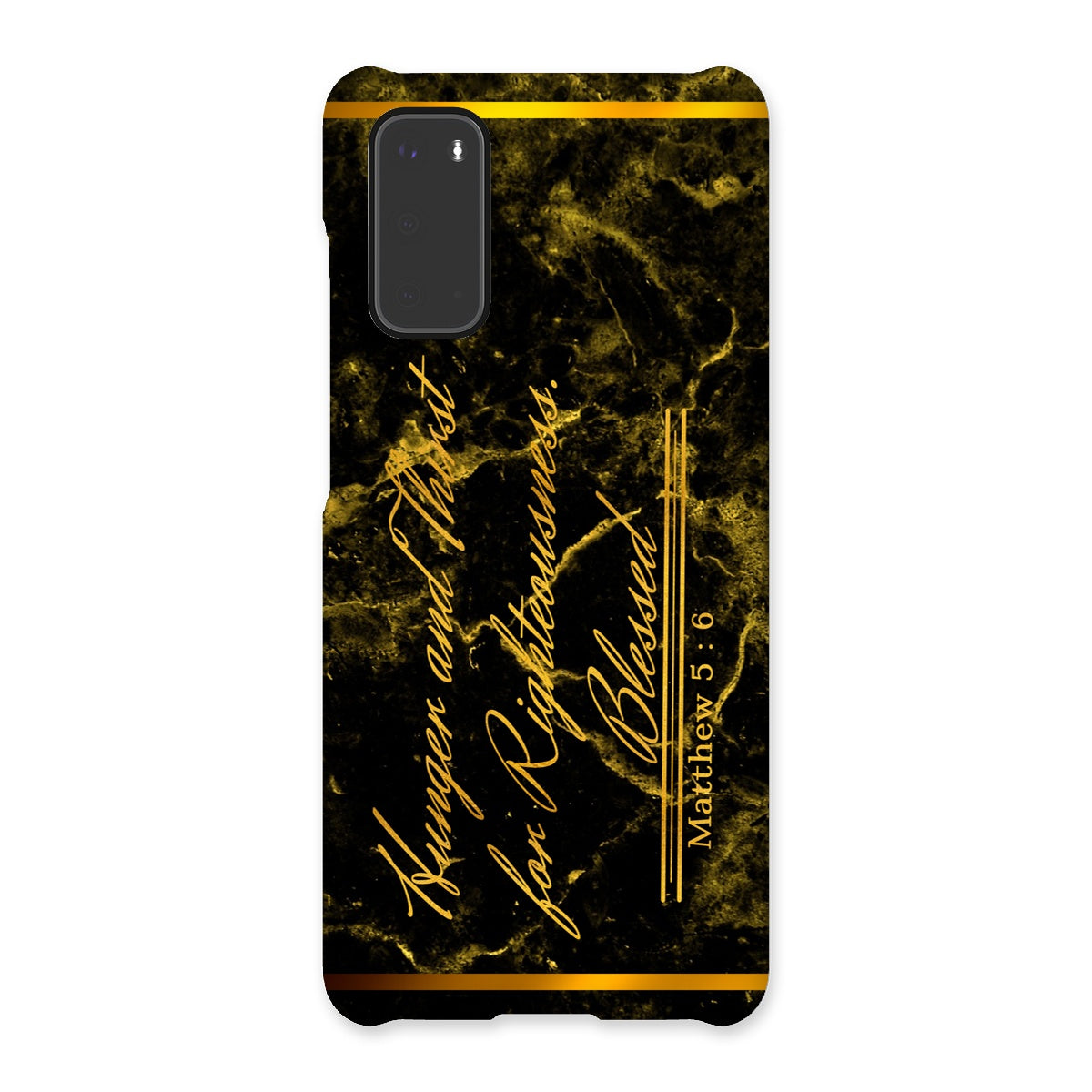 Hunger and Thirst for Righteousness || Matthew 5:6 Snap Phone Case