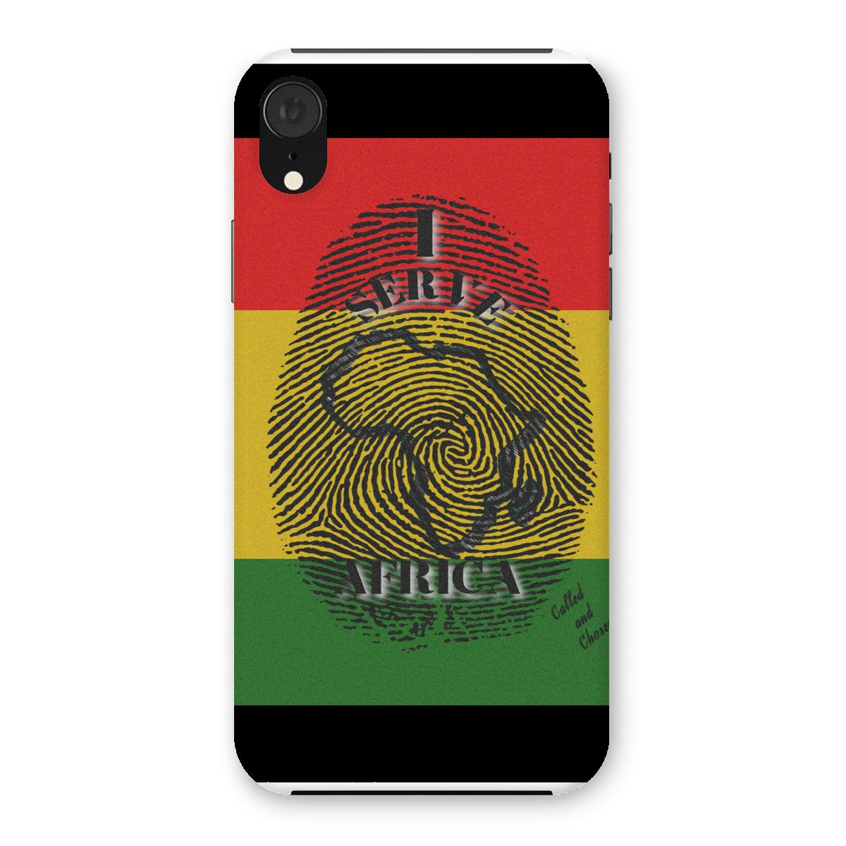 I Serve Africa Fingerprint Snap Phone Case