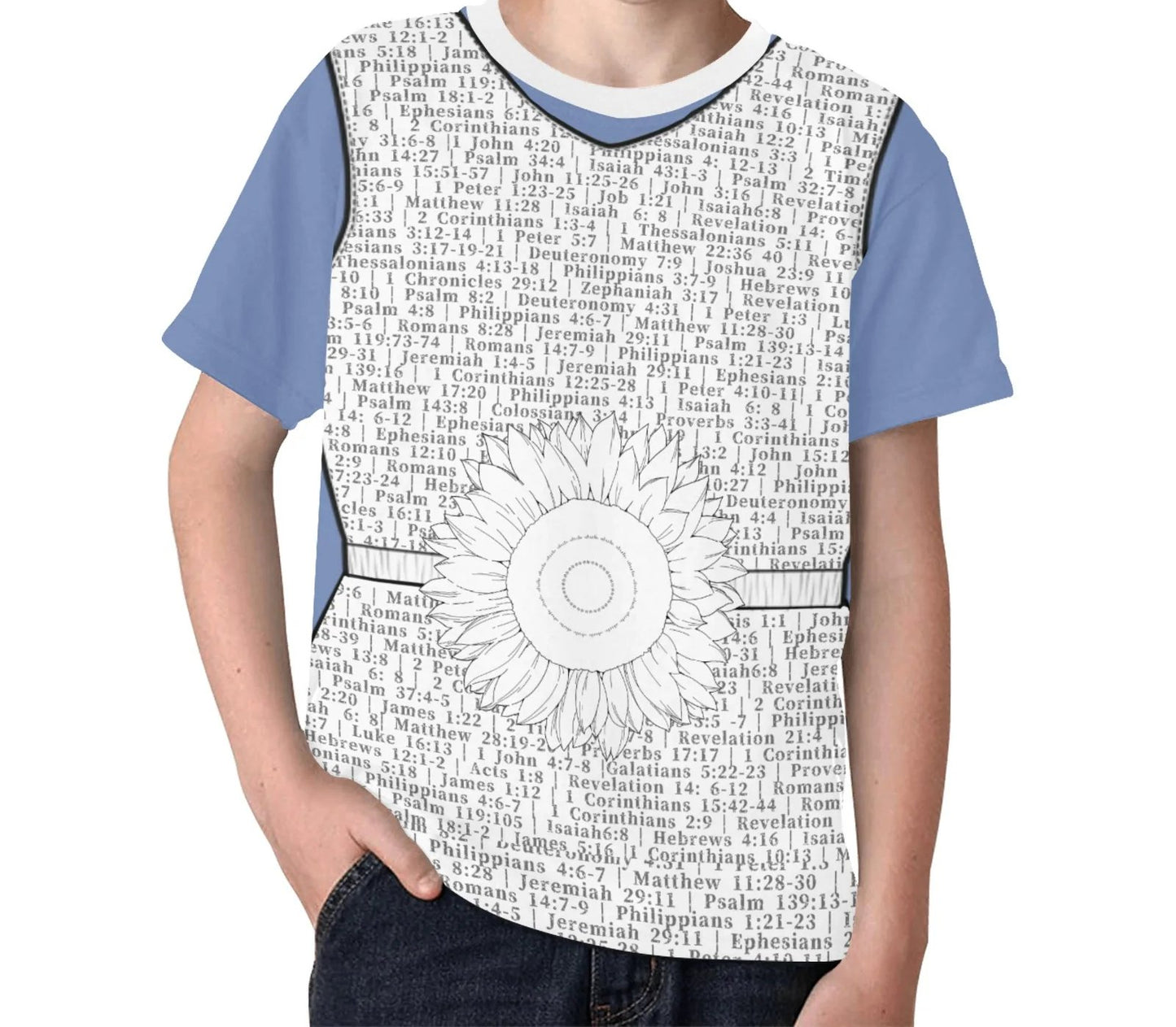 Youth Girl Psalm 139:14 Covered T-Shirt