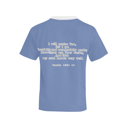 Youth Girl Psalm 139:14 Covered T-Shirt
