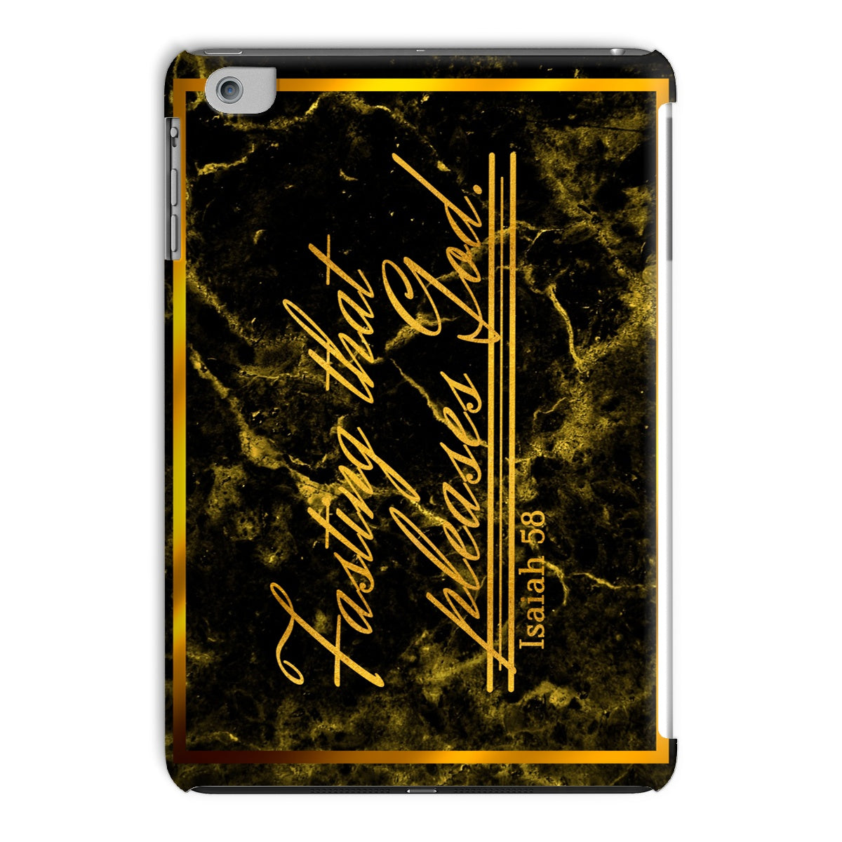 Fasting that Pleases God || Isaiah 58 iPad Case