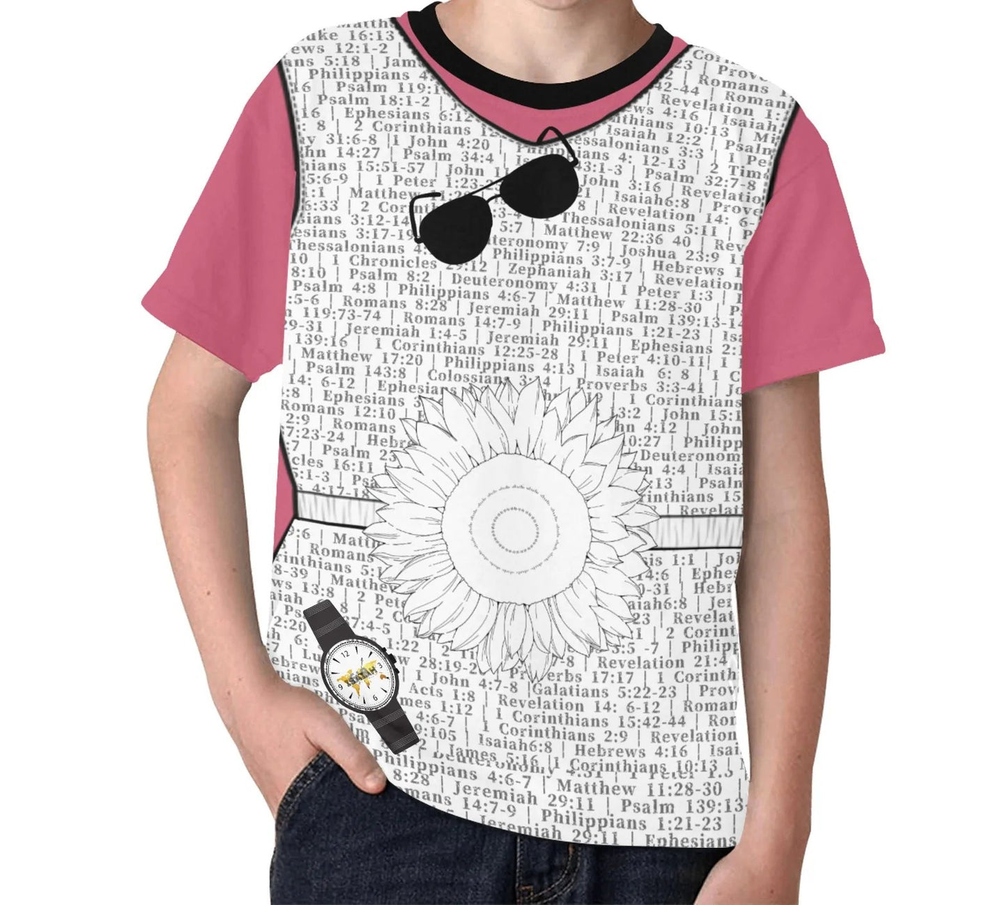 Youth Girl Psalm 46:10 Covered T-Shirt