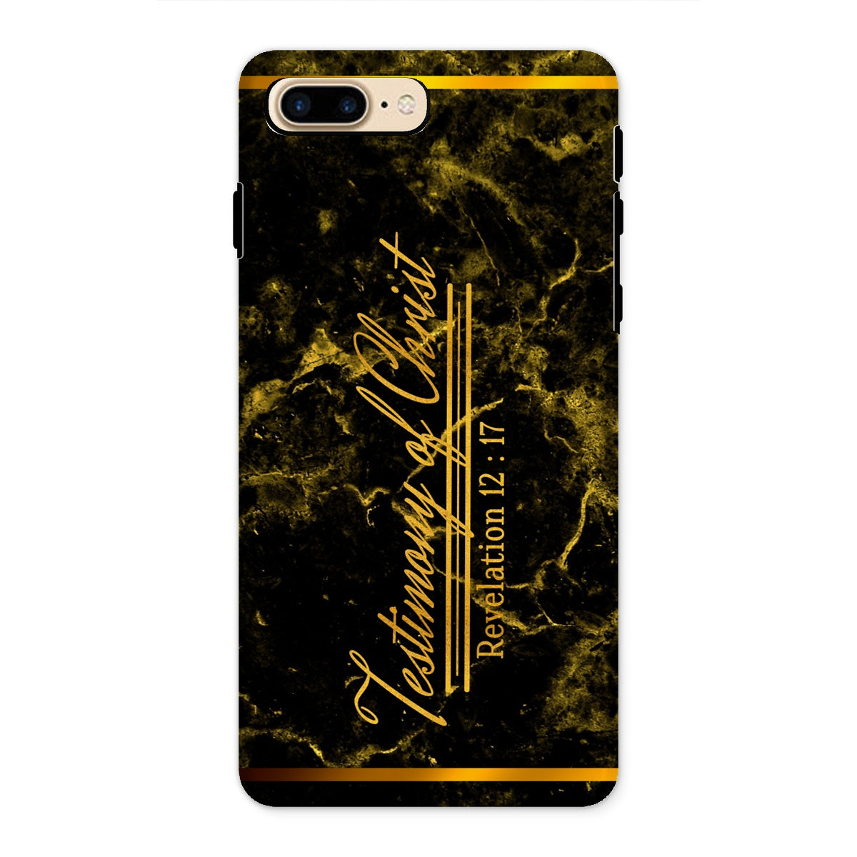 Testimony of Christ || Revelation 12:17 Tough Phone Case