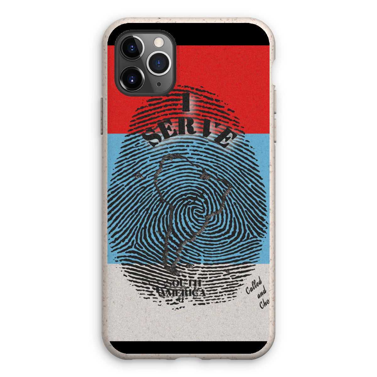 I Serve South America Fingerprint Eco Phone Case