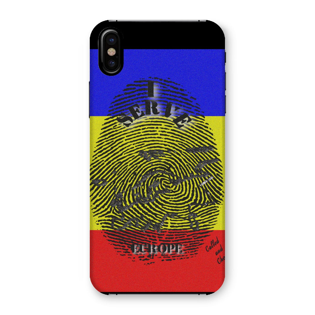 I Serve Europe Fingerprint Snap Phone Case