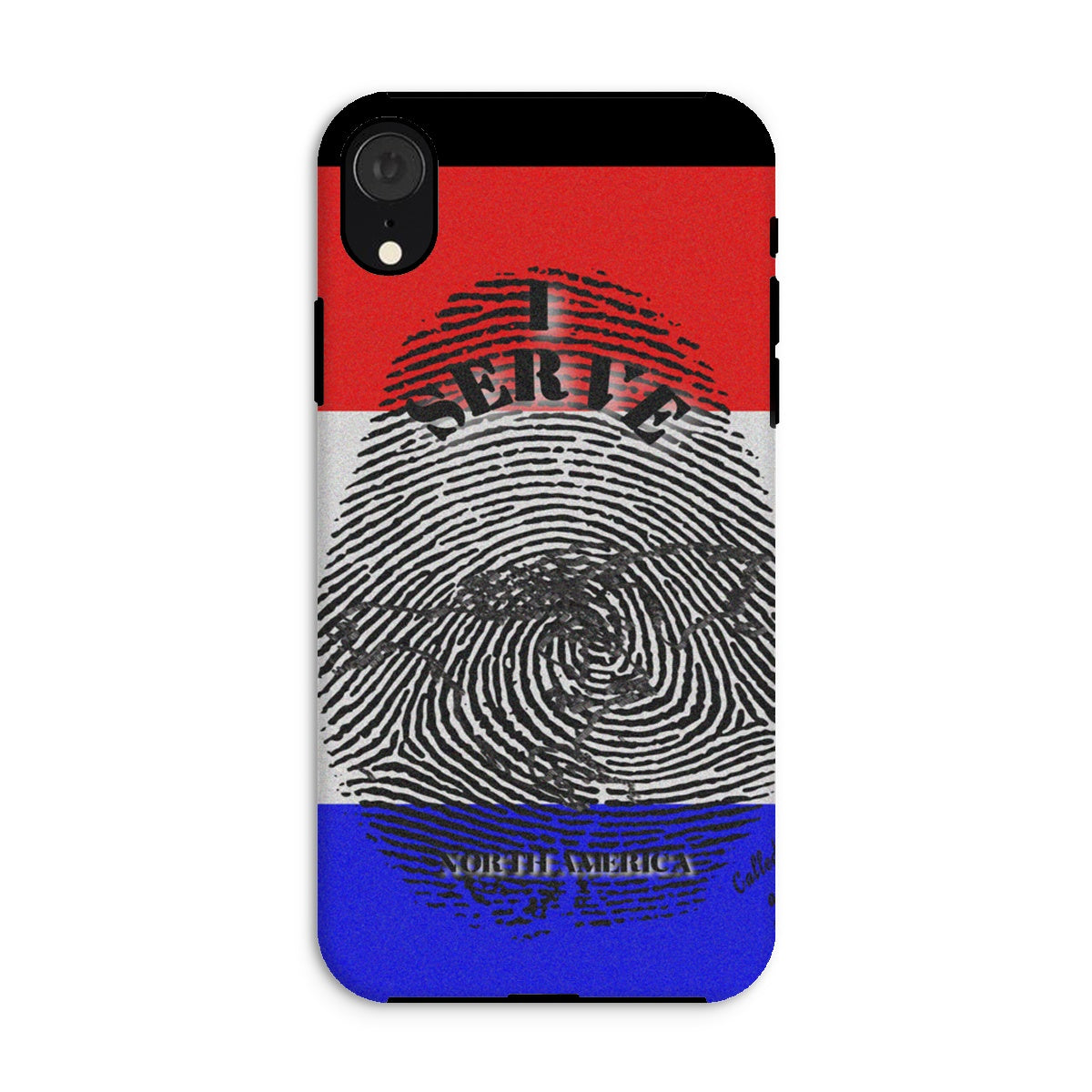 I Serve North America Fingerprint Tough Phone Case