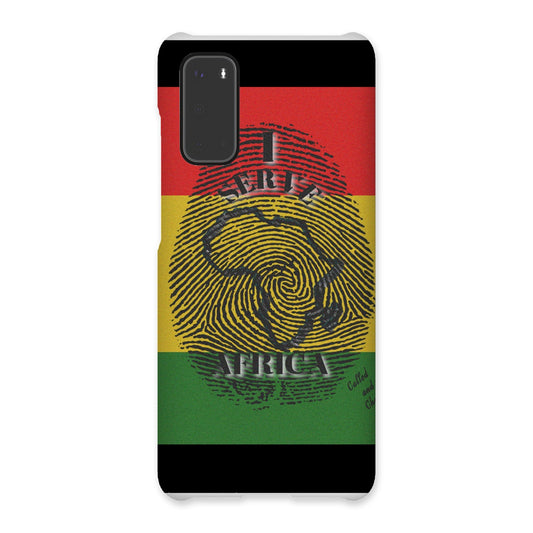 I Serve Africa Fingerprint Snap Phone Case