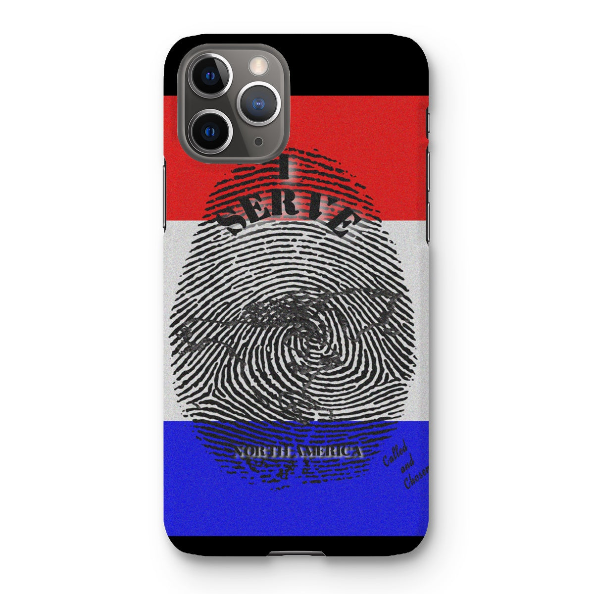 I Serve North America Fingerprint Snap Phone Case