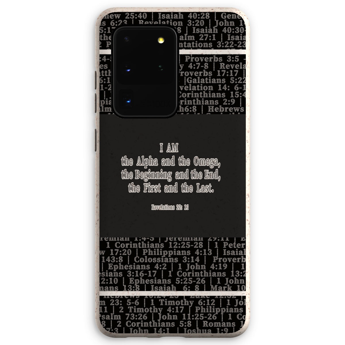 Revelation 22:13 Verse Eco Phone Case