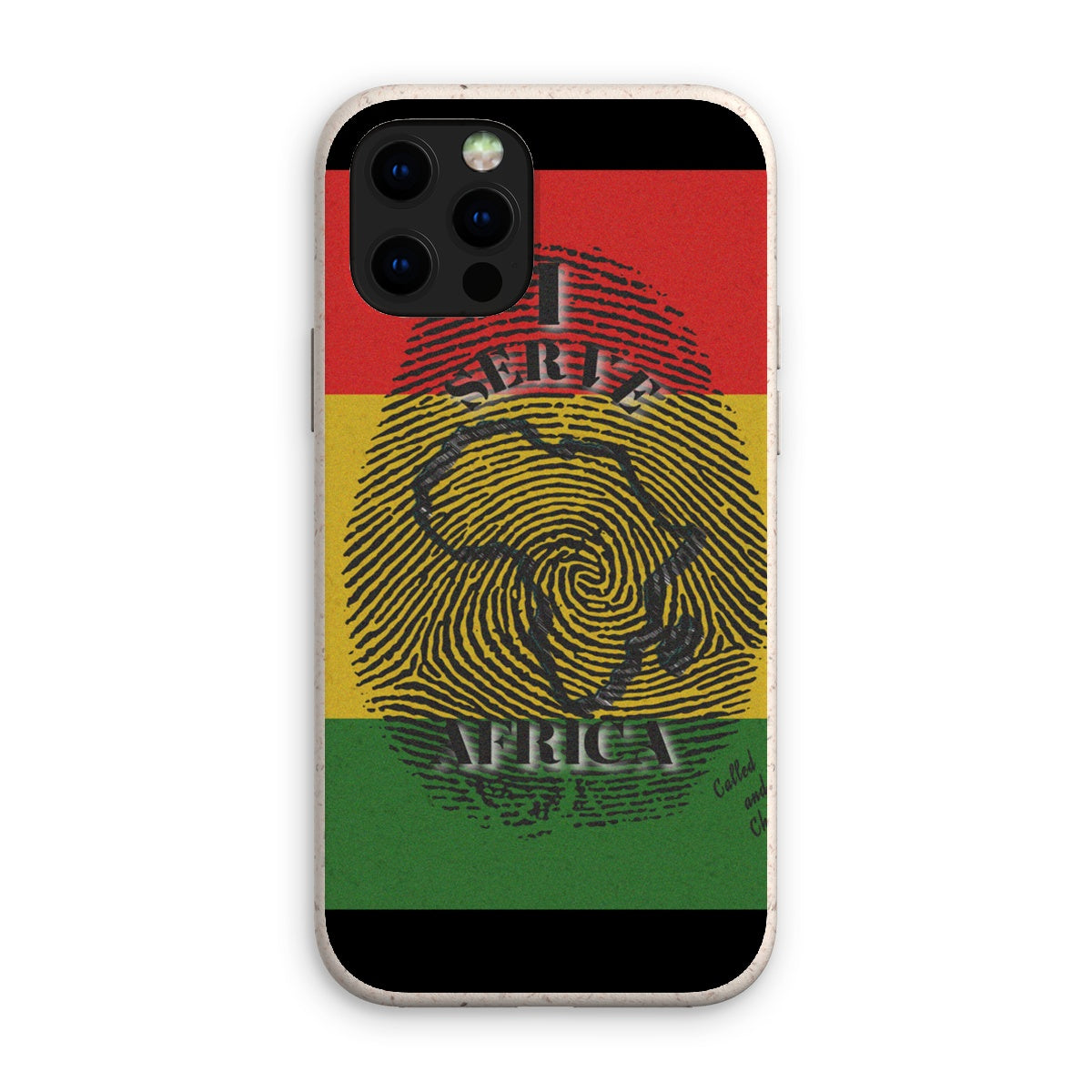 I Serve Africa Fingerprint Eco Phone Case