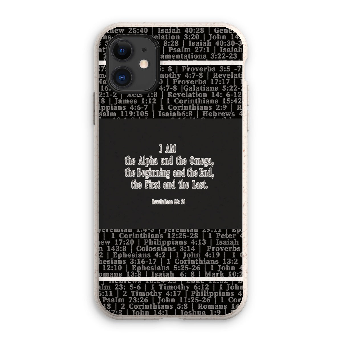 Revelation 22:13 Verse Eco Phone Case