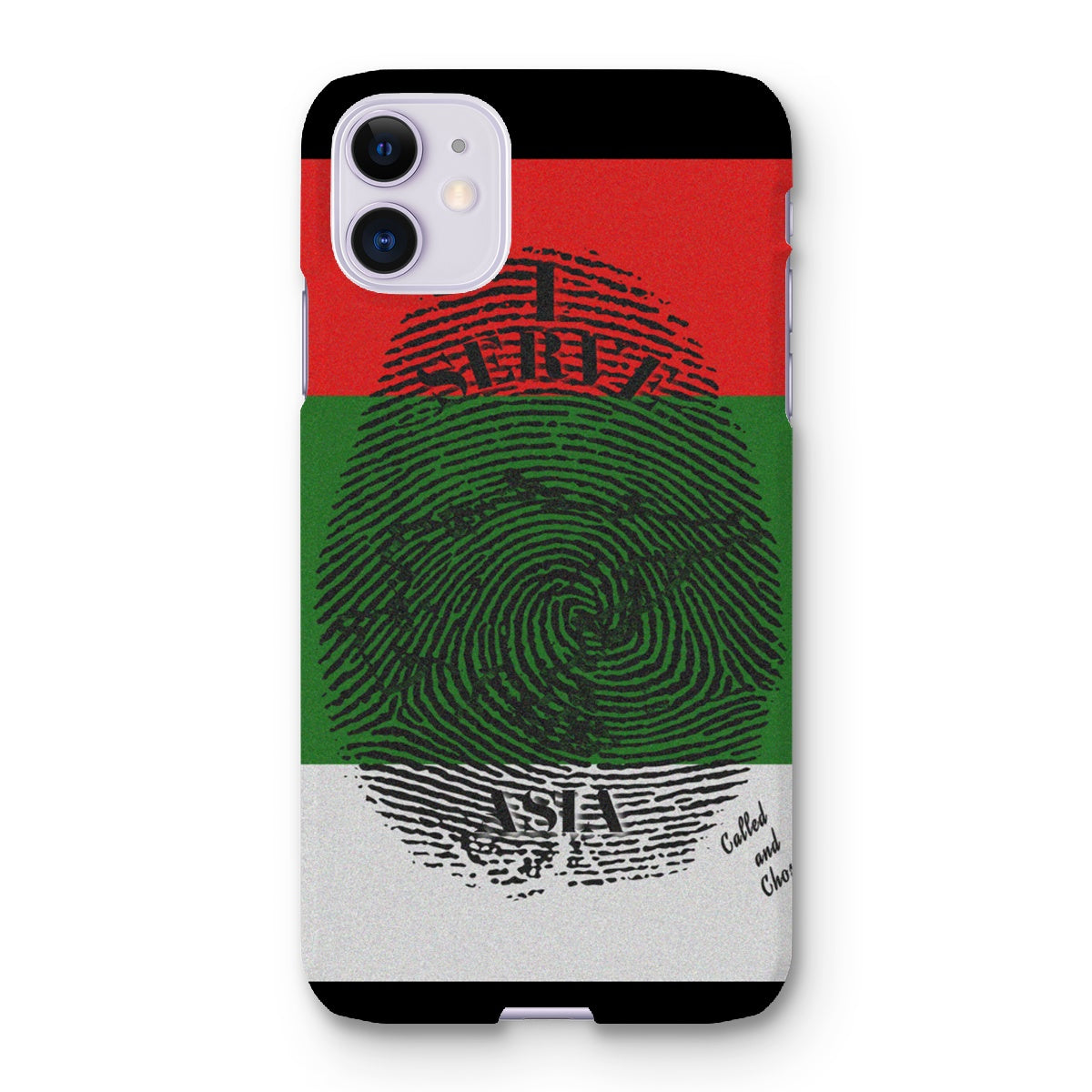 I Serve Asia Fingerprint Snap Phone Case