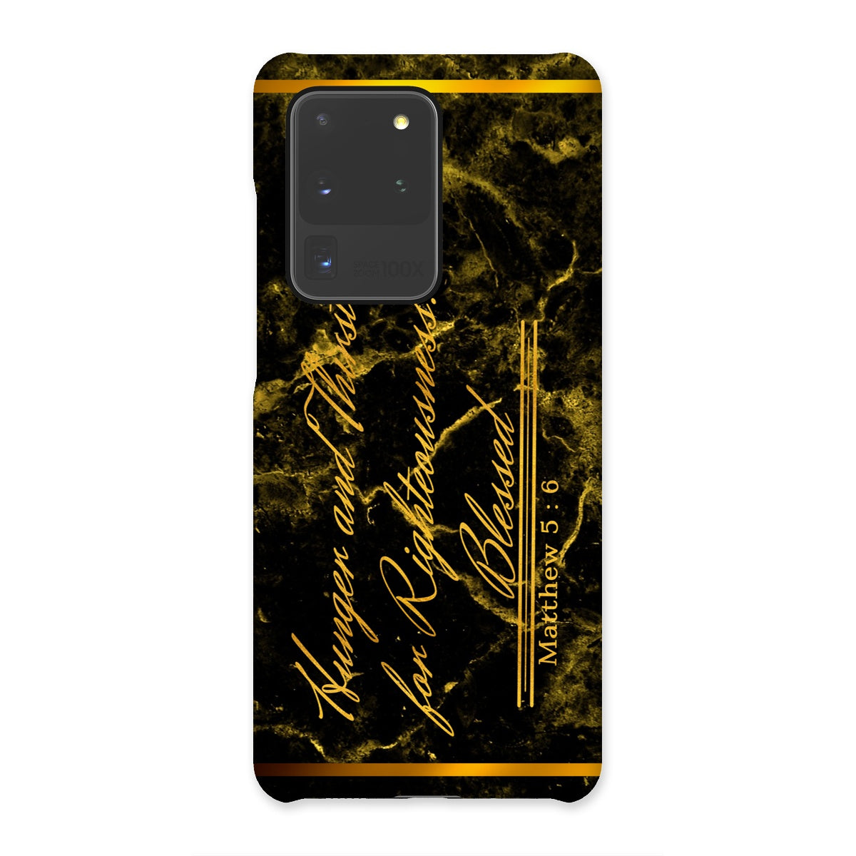 Hunger and Thirst for Righteousness || Matthew 5:6 Snap Phone Case