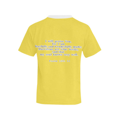Youth Girl Psalm 139:14 Covered T-Shirt