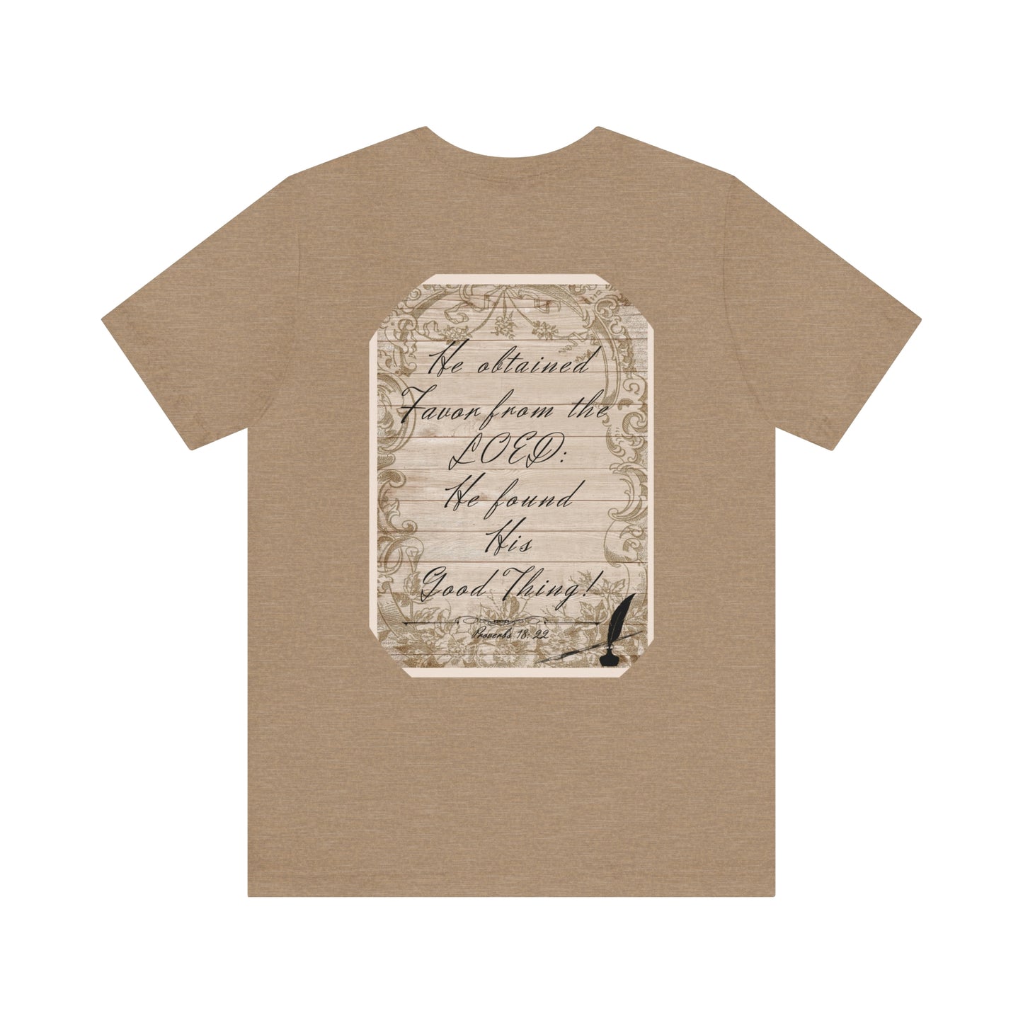 Mama's Vintage Proverbs 18:22 Jersey Tee