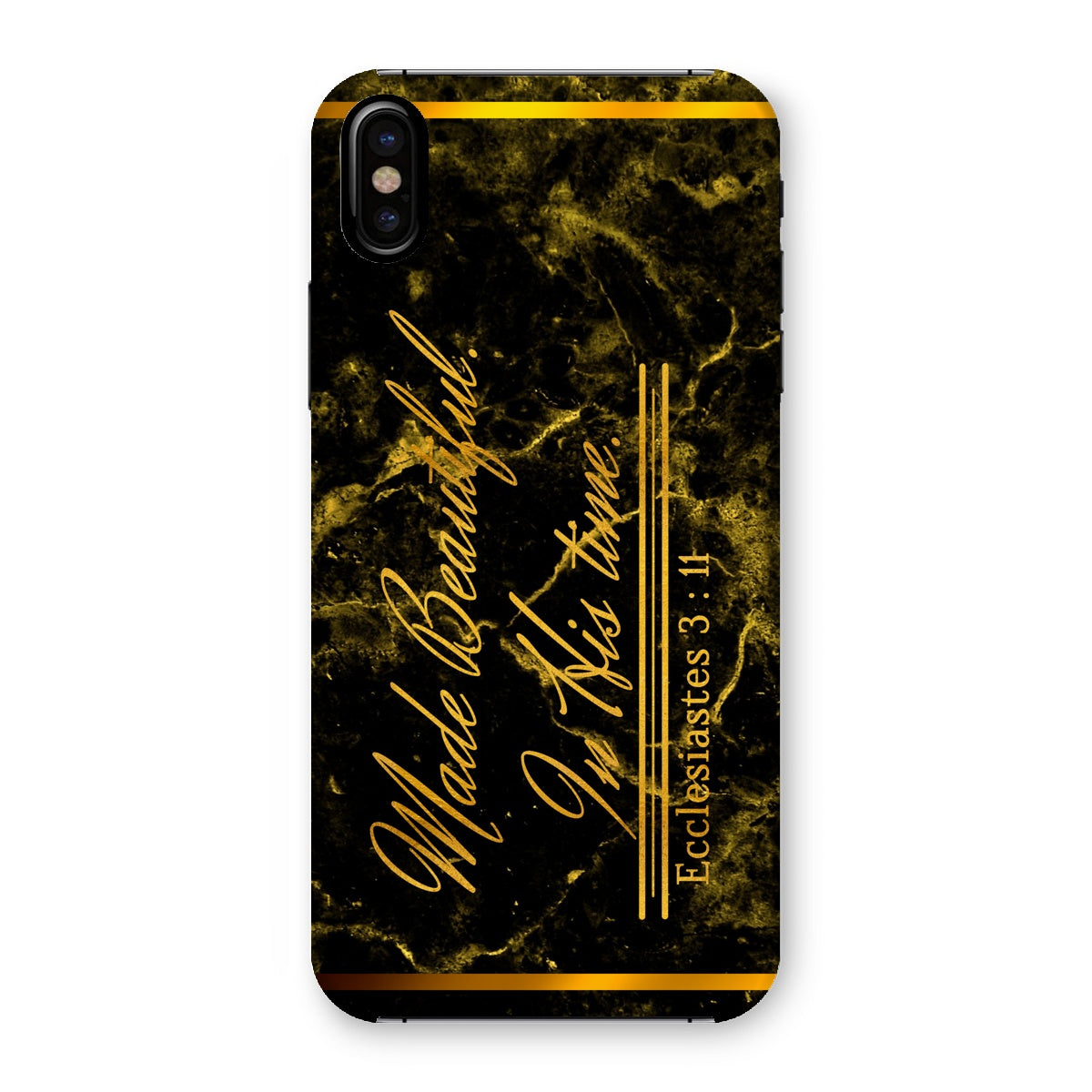 Made Beautiful in His Time || Ecclesiastes 3:11 Snap Phone Case