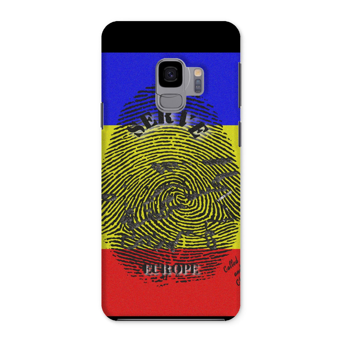 I Serve Europe Fingerprint Snap Phone Case