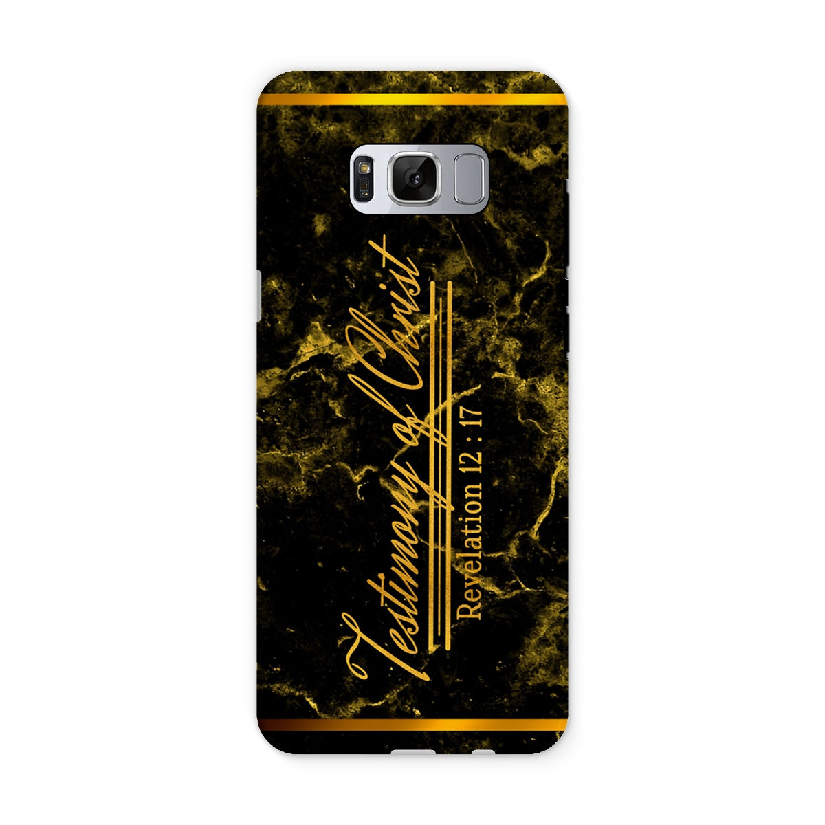 Testimony of Christ || Revelation 12:17 Tough Phone Case