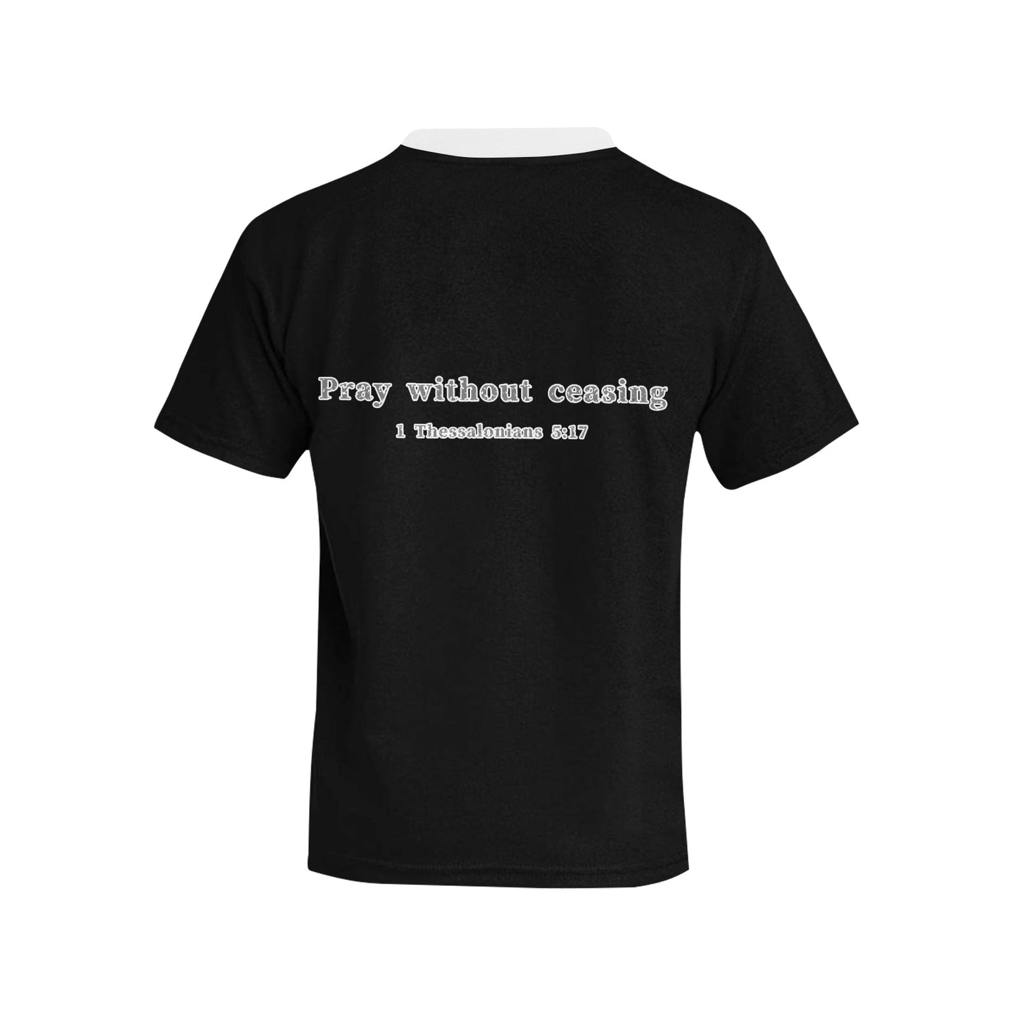 Youth Girl 1 Thessalonians 5:17 Covered T-Shirt