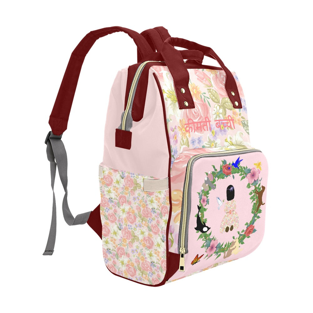 Hindi || Girl’s Precious Child Mommy & Daddy Diaper Backpack