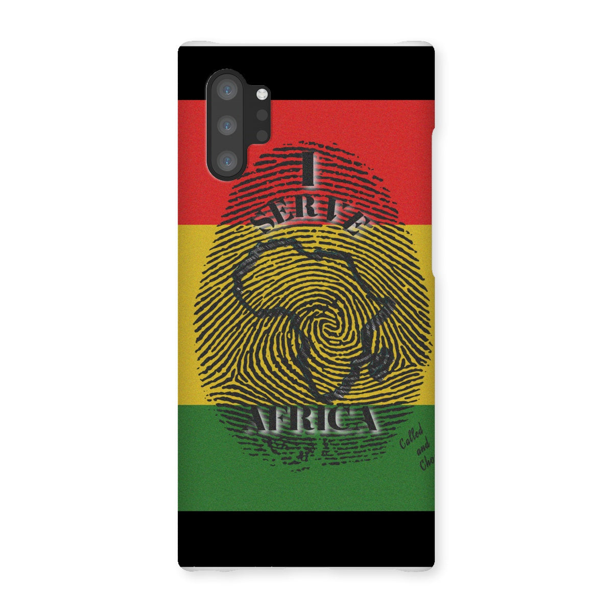 I Serve Africa Fingerprint Snap Phone Case