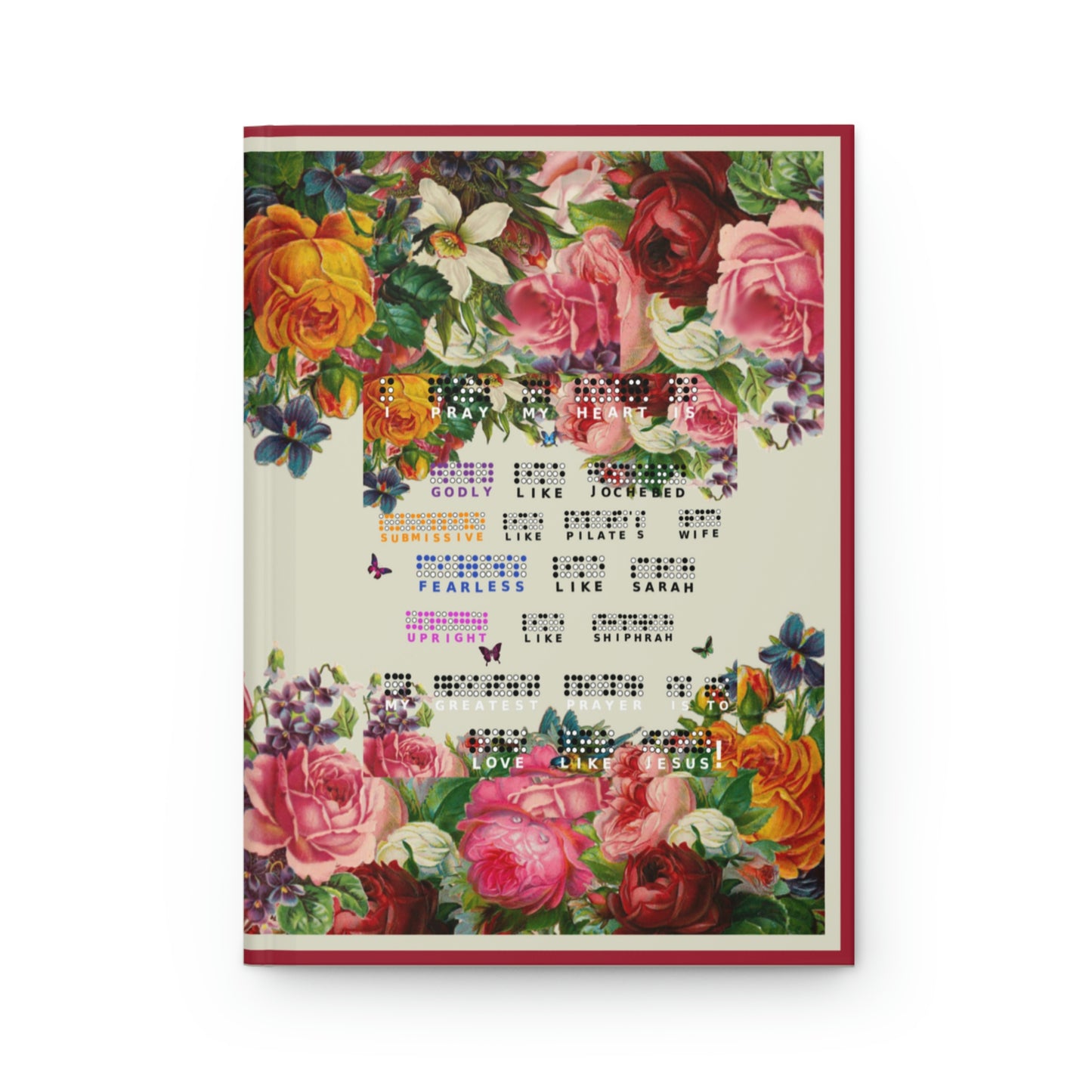 Braille || Love Like Jesus Girls' Journal || Floral
