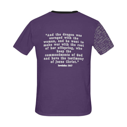 Adult Unisex Revelation 12:17 D.H.W. Jersey Tee
