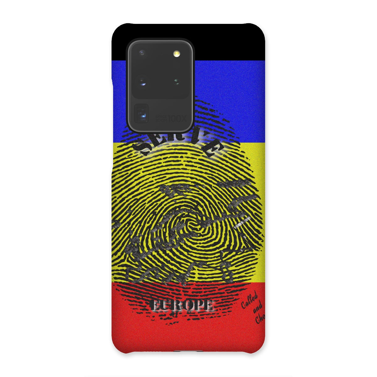 I Serve Europe Fingerprint Snap Phone Case