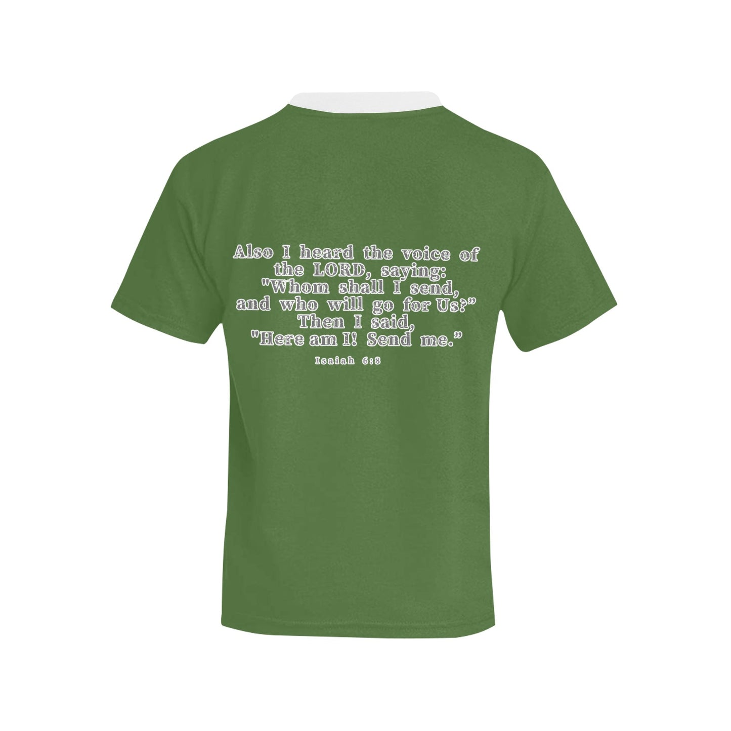 Youth Girl Isaiah 6:8 Covered T-Shirt