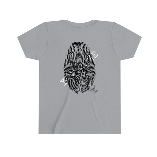 Indonesia || Youth Unisex I Serve Australia Personalized Fingerprint T-Shirt