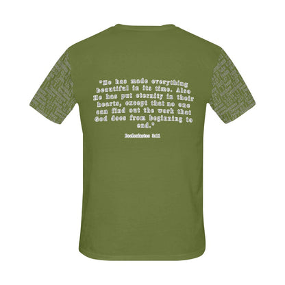 Adult Unisex Ecclesiastes 3:11 D.H.W. Jersey Tee