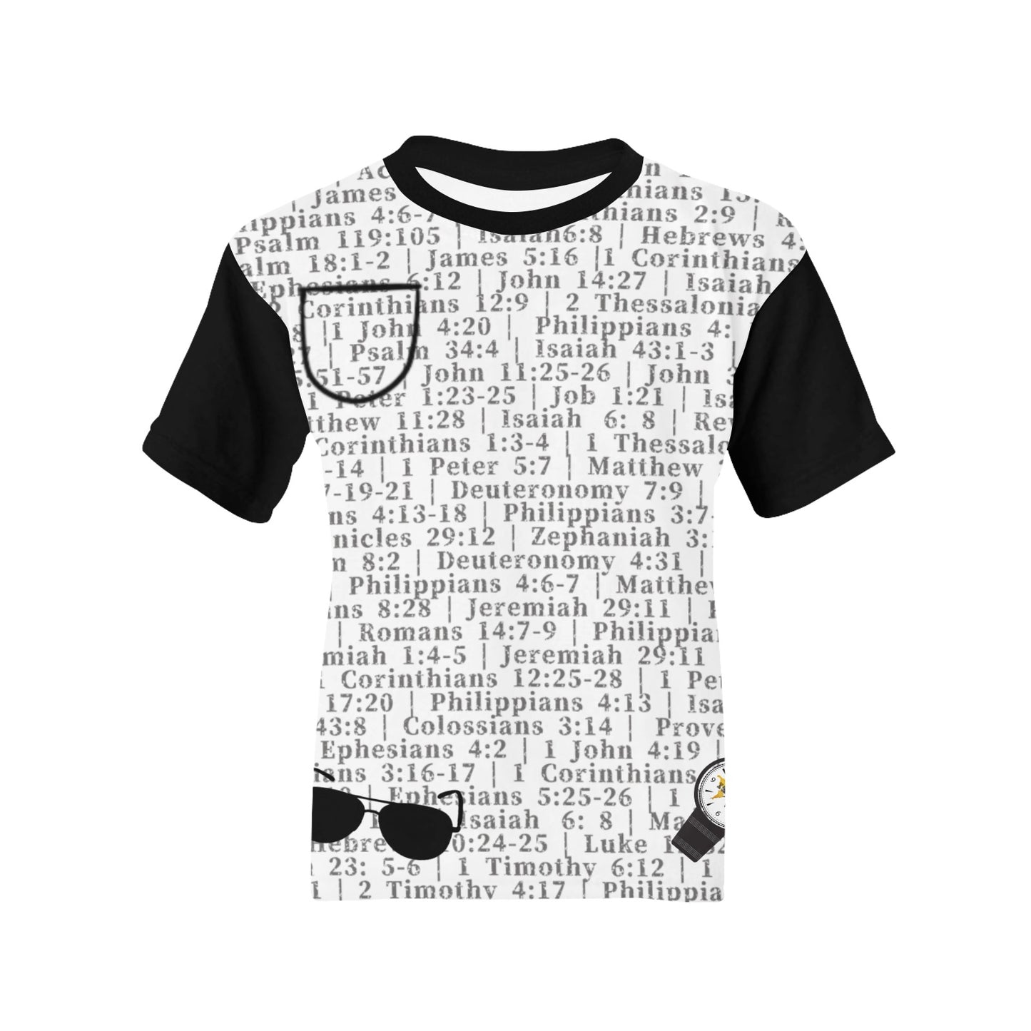 Youth Boy Psalm 46:10 Covered T-Shirt