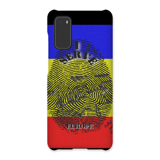 I Serve Europe Fingerprint Snap Phone Case