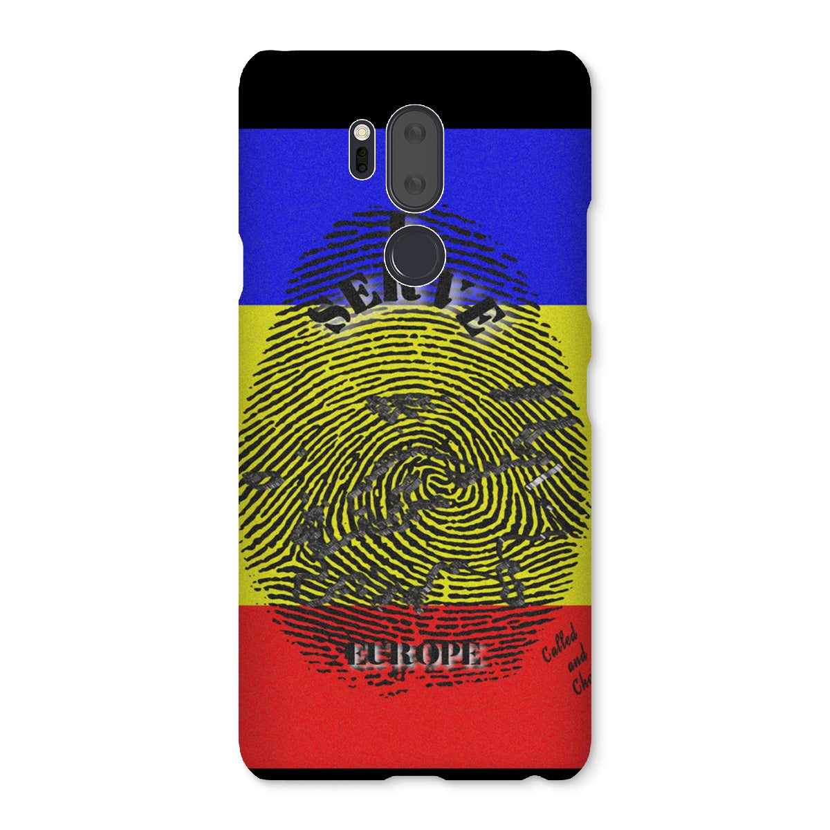 I Serve Europe Fingerprint Snap Phone Case