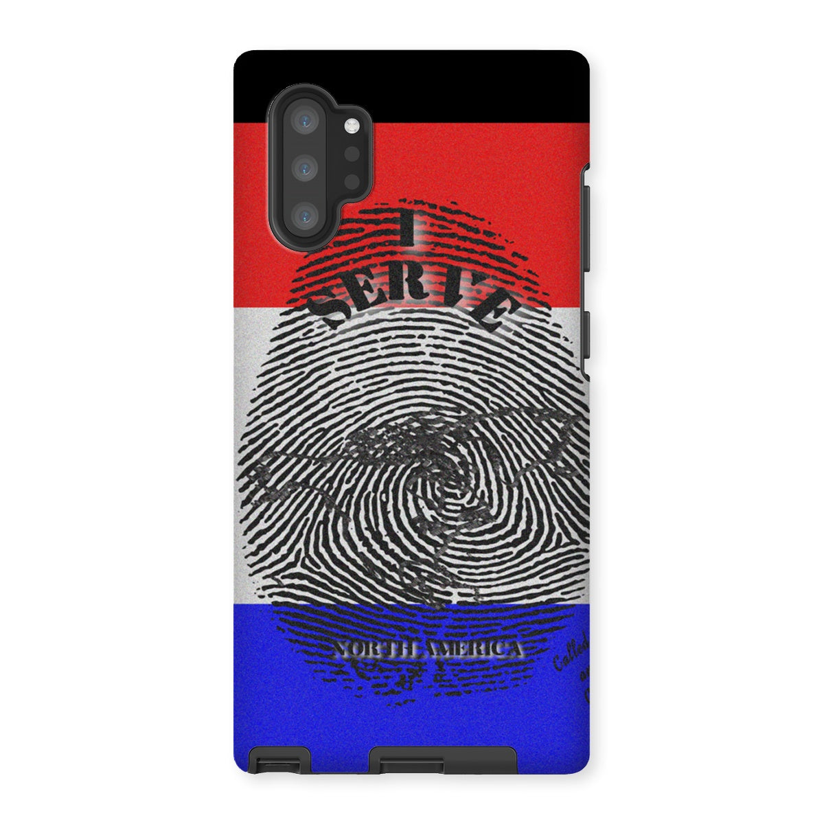 I Serve North America Fingerprint Tough Phone Case
