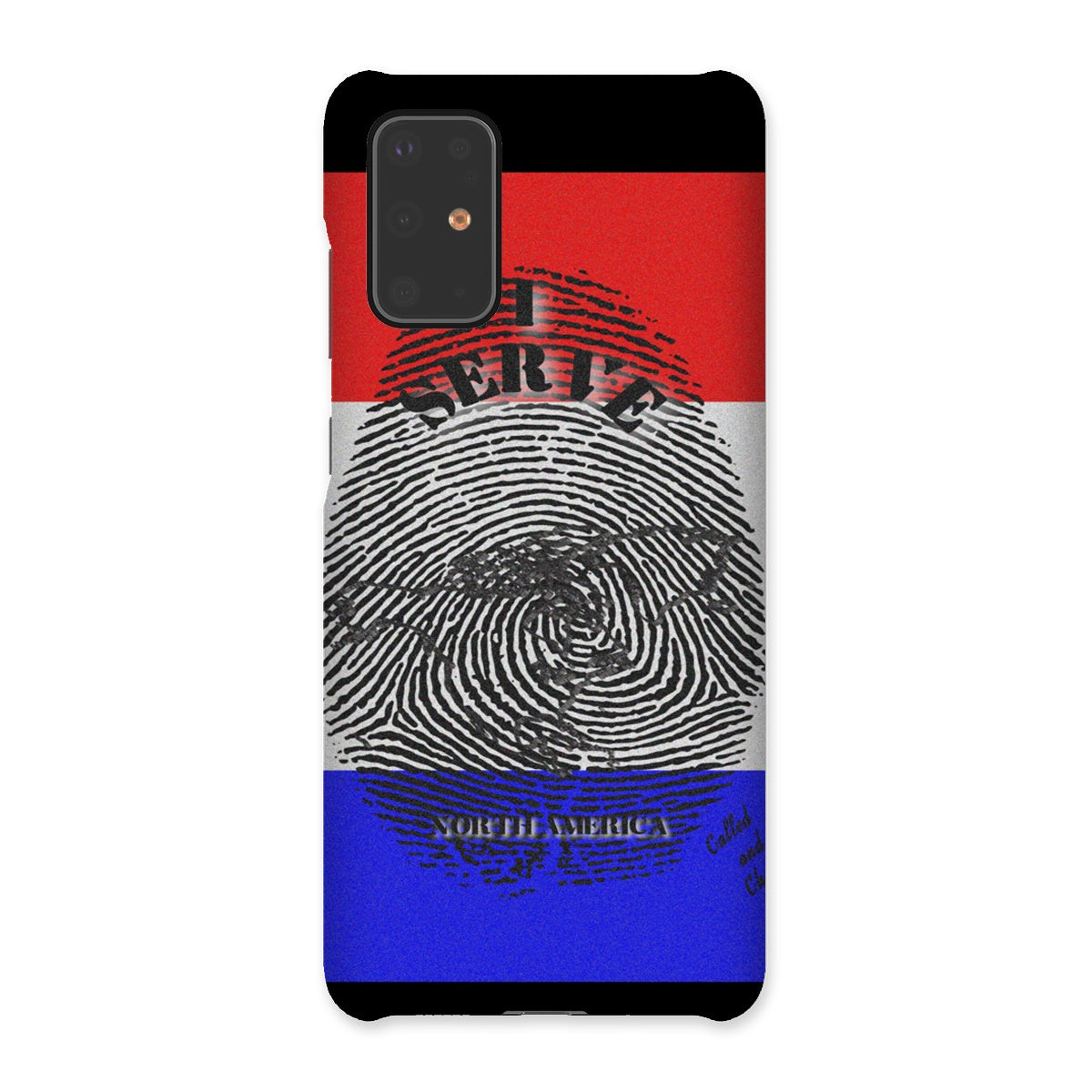 I Serve North America Fingerprint Snap Phone Case