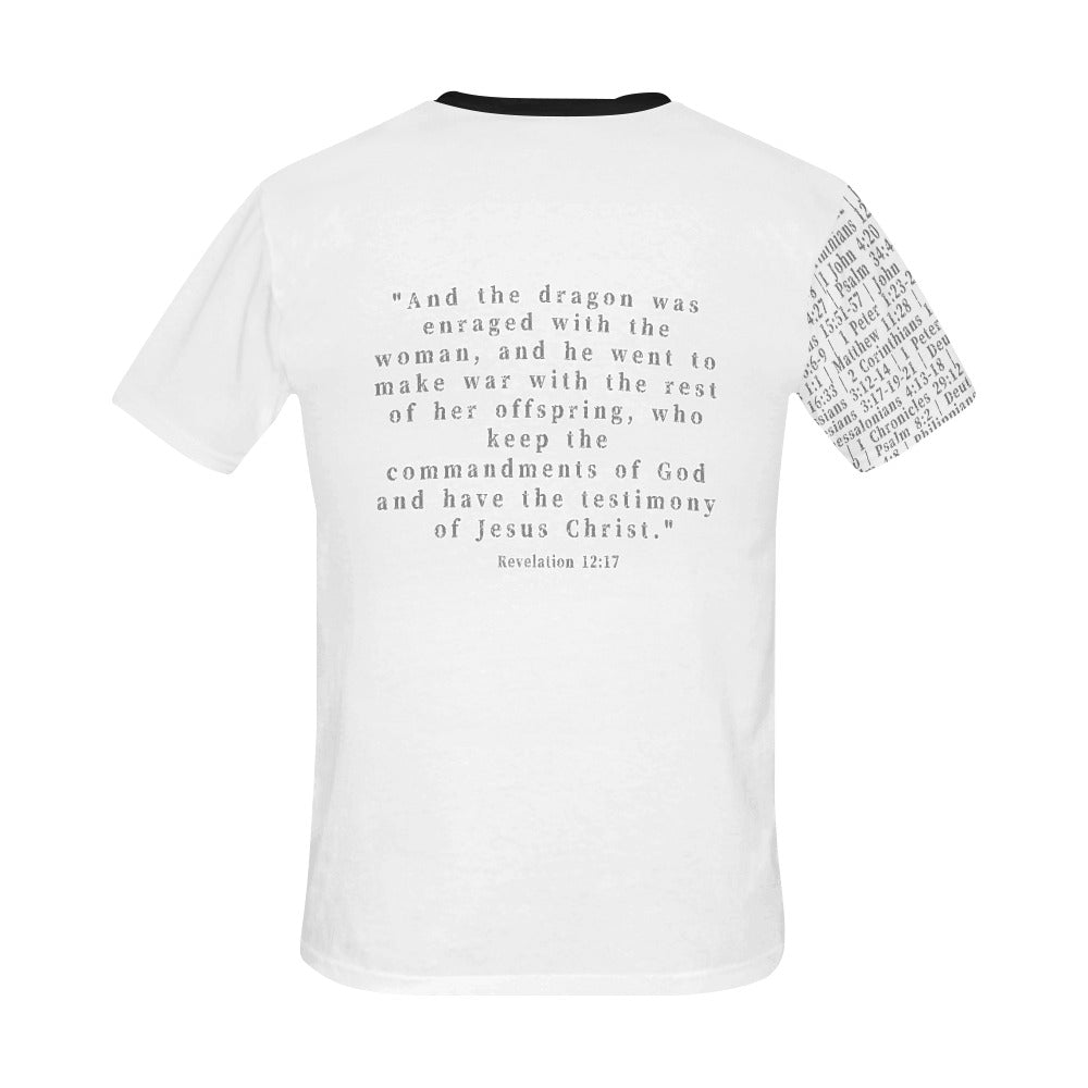 Adult Unisex Revelation 12:17 D.H.W. Jersey Tee