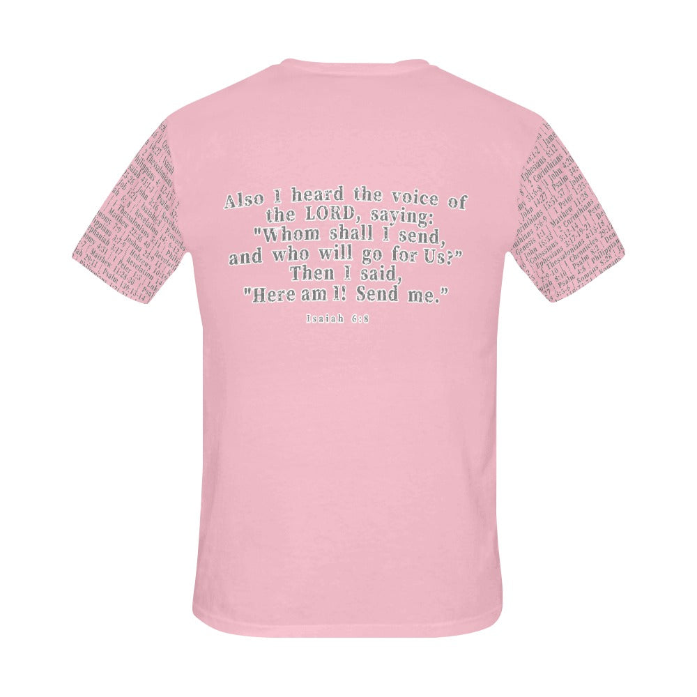 Adult Unisex Isaiah 6:8 D.H.W. Jersey Tee
