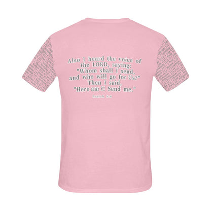 Adult Unisex Isaiah 6:8 D.H.W. Jersey Tee