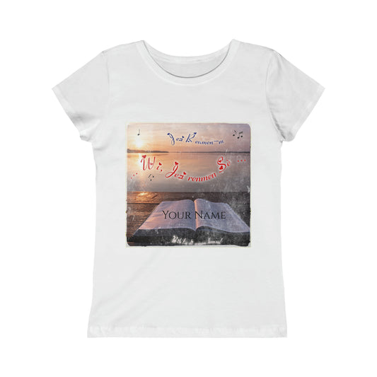 Creole || Youth Girl's Jesus Loves Me Family Sing-along Princess Tee