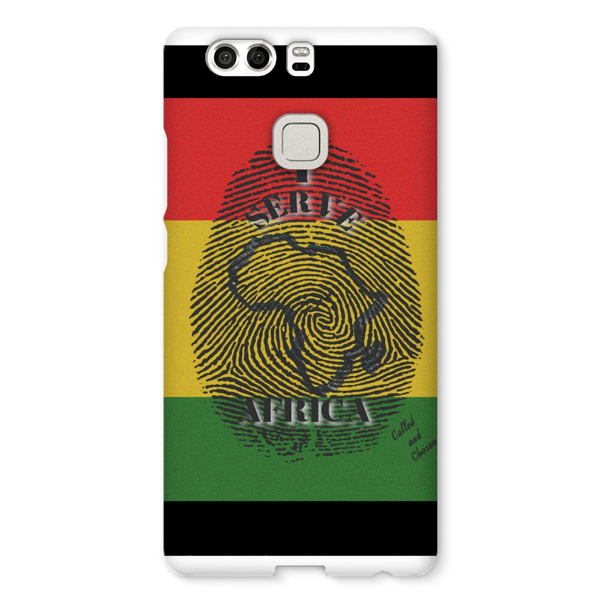 I Serve Africa Fingerprint Snap Phone Case