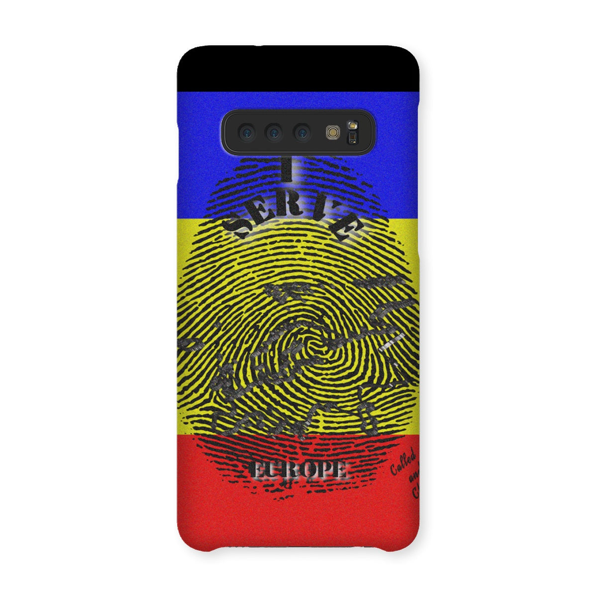 I Serve Europe Fingerprint Snap Phone Case