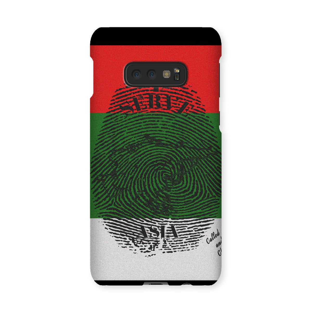 I Serve Asia Fingerprint Snap Phone Case