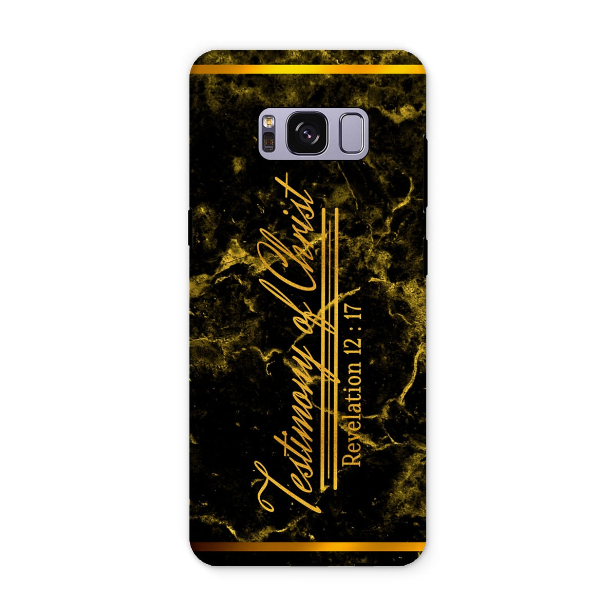 Testimony of Christ || Revelation 12:17 Tough Phone Case
