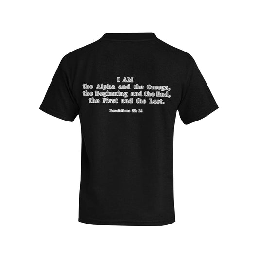 Youth Girl Revelation 22:13 Covered T-Shirt